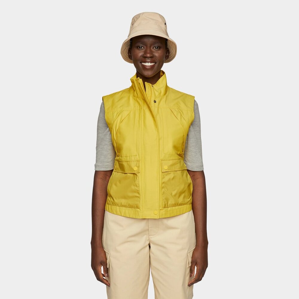 Tilley Utility Vest Fishing Camping yellow SM S Small